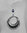 „Circle Blue“ Große Silber Ohrhänger mit Saphirtropfen VERKAUFT