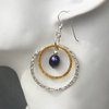 "Purple Pearl Ring" Perlen Ohrringe