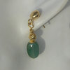 "Magic Green Gold" Smaragd Silber Ohrringe